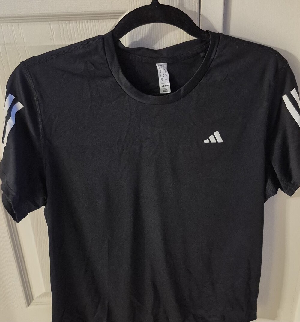Ladies Black& White Short Sleeve